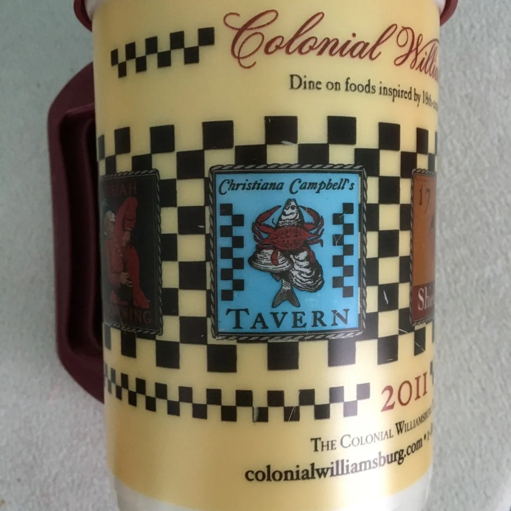 2012 Colonial Williamsburg Taverns Travel Mug by Whirley Drink Works - Picture 14 of 16